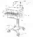Fig. 01 - Work surface opening mechanism