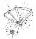 Fig. 01 - Universal frame for electric bikes and human powered bicycles