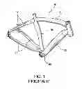 Fig. 02 - Universal frame for electric bikes and human powered bicycles