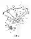 Fig. 03 - Universal frame for electric bikes and human powered bicycles