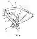 Fig. 08 - Universal frame for electric bikes and human powered bicycles