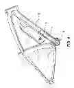 Fig. 09 - Universal frame for electric bikes and human powered bicycles