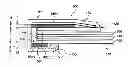 Fig. 01 - Bound document having binding strip with spacer