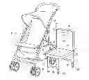 Fig. 01 - Deployable chair for stroller coupling