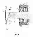 Fig. 02 - Permanent magnetic electrical machine with bearing release system and method for bearing replacement