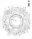 Fig. 22 - Transverse flux electrical machine stator phases assembly