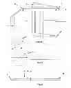 Fig. 12 - Convertible furniture system base and modular applications including armchairs, tables, and storage cabinets