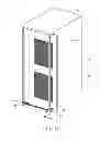 Fig. 06 - Cabinet with sliding door