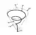 Fig. 01 - Method for magnetic resonance imaging using radial cones k-space trajectories