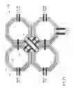 Fig. 19 - Two dimensional quad integrated power combiner for RF power amplifiers