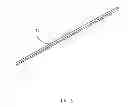 Fig. 07 - First and second differential transmission lines where the second transmission line includes bent portions to surround the first transmission line