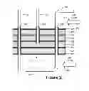 Fig. 04 - Thermo/electrical conductor arrangement for multilayer printed circuit boards