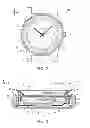 Fig. 03 - Electronic timepiece with internal antenna