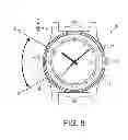 Fig. 08 - Electronic timepiece with internal antenna