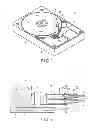 Fig. 02 - Disk drive suspension with microactuator elements on respective slider sides and damper member on gimbal portion away from dimple