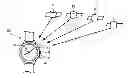 Fig. 01 - Electronic timepiece with internal antenna