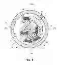 Fig. 09 - Electronic timepiece with internal antenna