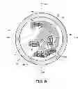Fig. 10 - Electronic timepiece with internal antenna