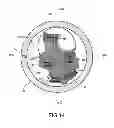 Fig. 15 - Electronic timepiece with internal antenna