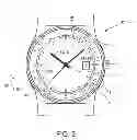 Fig. 03 - Electronic timepiece with internal antenna