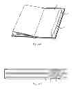 Fig. 04 - ASSEMBLY MADE OF A FLAT WRITING INSTRUMENT AND OF AN ELEMENT THAT HOLDS THE WRITING INSTRUMENT INSIDE AN EXERCISE BOOK OR NOTEBOOK