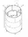 Fig. 01 - LOW PROFILE MINE SHAFT LINER PLATE SYSTEM AND METHOD