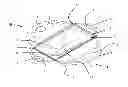 Fig. 01 - Flat bread dinner ware serving apparatus for serving flatbreads, including features to form, fill, fold and wrap flatbreads, tortillas, burritos, wraps and pastry sheets in a uniquely novel controlled fashion