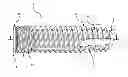 Fig. 01 - DENTAL IMPLANT HAVING A FIRST, CONICAL, SCREW PART AND A SECOND, CYLINDRICAL, SCREW PART