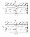 Fig. 43 - Semiconductor structure that reduces the effects of gate cross diffusion and method of forming the structure