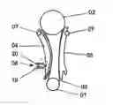 Fig. 01 - TENSIONING DEVICE FOR A TRACTION-DEVICE DRIVE