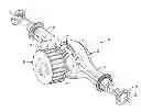 Fig. 01 - Axle assembly having an electric motor module