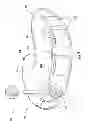 Fig. 10 - Nursing and infant support pillow with accessory unit