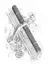 Fig. 02 - Drive mechanism for a windrow merger