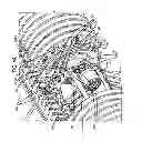 Fig. 06 - Drive mechanism for a windrow merger