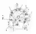 Fig. 07 - Drive mechanism for a windrow merger