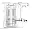 Fig. 01 - Refrigeration cycle device capable of efficiently varying capacity providing a first and a second compressing mechanism disposed in a hermetic container