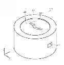 Fig. 01 - CYLINDER LOCK, ELECTRONIC DEVICE, AND CASH REGISTER
