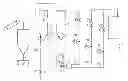 Fig. 01 - Combination of pressure charging and metering for continuously supplying pulverized fuel into an entrained-flow gasifying reactor with long conveying distances