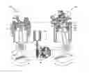 Fig. 01 - Split cycle phase variable reciprocating piston spark ignition engine