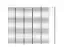Fig. 01 - Method of fabrication of a weave of material strips within a metal mesh