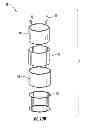 Fig. 11 - Tool and method for bonding layers of a metallic axisymmetric structure having complex curvatures