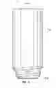 Fig. 09 - Tilted grooved beverage drinking container