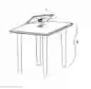 Fig. 01 - Multi-positional mount for personal electronic devices with a magnetic interface