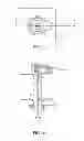 Fig. 04 - Faucet handle with valve cartridge parallel to mounting surface