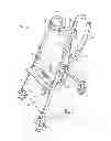 Fig. 02 - System providing baby bag, backpack and stroller functionality