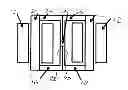 Fig. 01 - Actuator using magnetic shape memory material, coils and permanent magnets