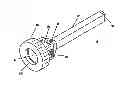 Fig. 01 - Portable device having a torch and a camera located between the bulb and the front face