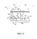 Fig. 12 - Display with electromechanical mirrors for minimizing display borders