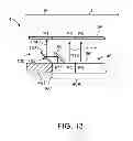 Fig. 13 - Display with electromechanical mirrors for minimizing display borders