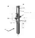 Fig. 01 - Gravity driven pile tower based device for pipeline lifting and support and method of use